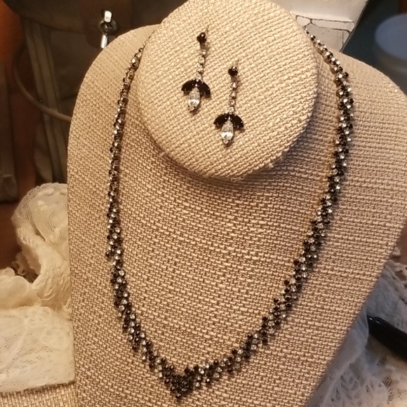 Black & Clear Rhinestone 11-Item Jewelry Bundle - Picture 6 of 16